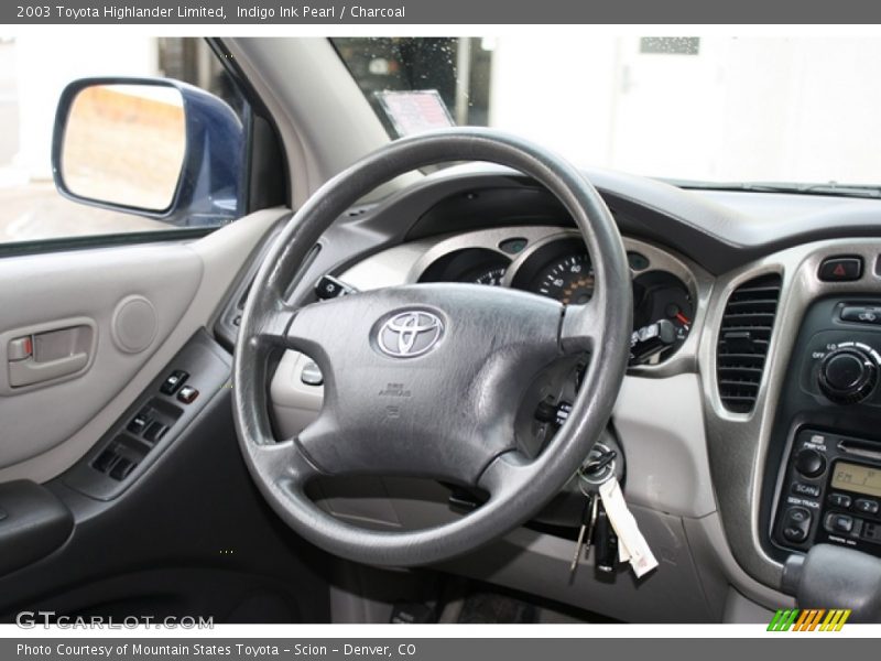 Indigo Ink Pearl / Charcoal 2003 Toyota Highlander Limited