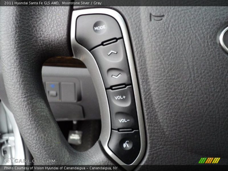 Controls of 2011 Santa Fe GLS AWD