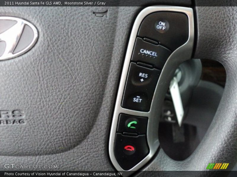 Controls of 2011 Santa Fe GLS AWD