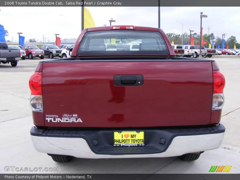 Salsa Red Pearl / Graphite Gray 2008 Toyota Tundra Double Cab