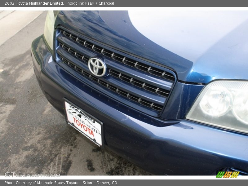 Indigo Ink Pearl / Charcoal 2003 Toyota Highlander Limited