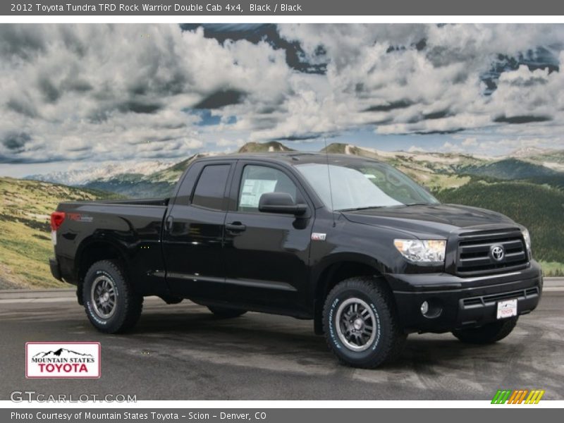 Black / Black 2012 Toyota Tundra TRD Rock Warrior Double Cab 4x4