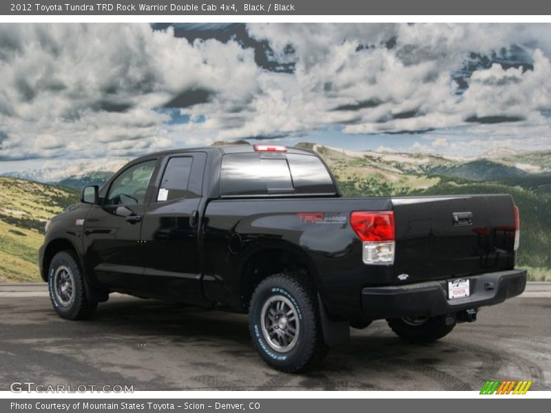 Black / Black 2012 Toyota Tundra TRD Rock Warrior Double Cab 4x4