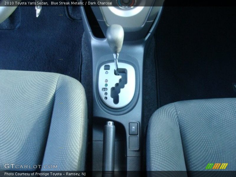 Blue Streak Metallic / Dark Charcoal 2010 Toyota Yaris Sedan