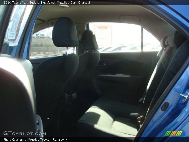 Blue Streak Metallic / Dark Charcoal 2010 Toyota Yaris Sedan