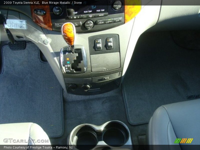 Blue Mirage Metallic / Stone 2009 Toyota Sienna XLE