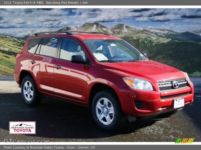 Barcelona Red Metallic / Ash 2012 Toyota RAV4 I4 4WD