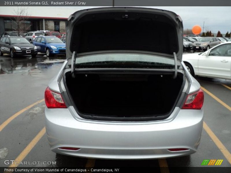 Radiant Silver / Gray 2011 Hyundai Sonata GLS