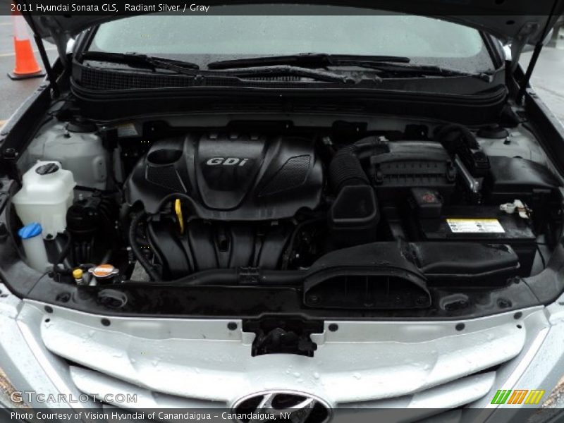 Radiant Silver / Gray 2011 Hyundai Sonata GLS