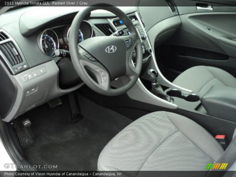 Gray Interior - 2011 Sonata GLS 