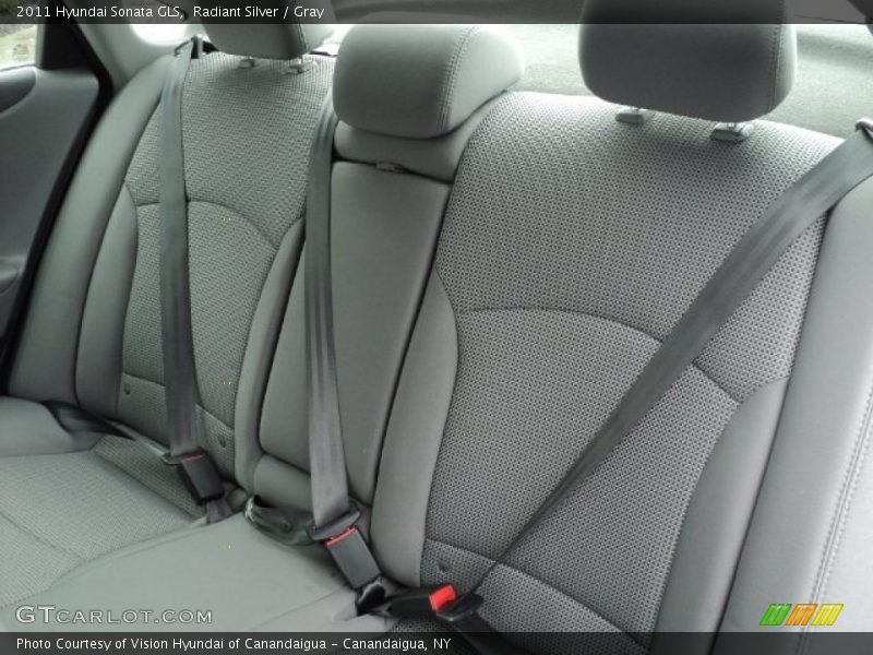 Radiant Silver / Gray 2011 Hyundai Sonata GLS