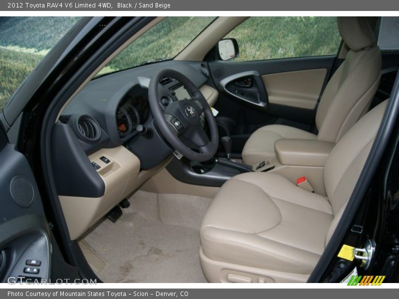 2012 RAV4 V6 Limited 4WD Sand Beige Interior