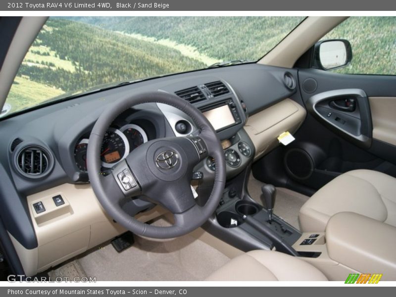  2012 RAV4 V6 Limited 4WD Sand Beige Interior