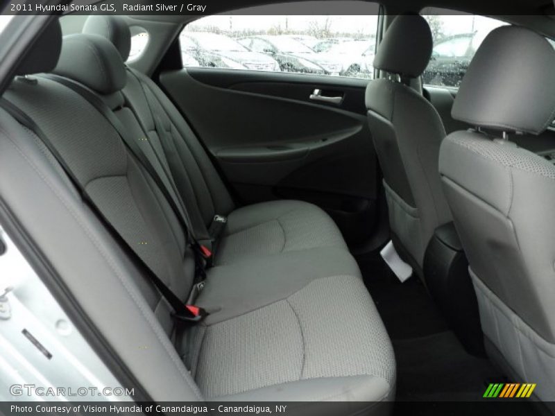 Radiant Silver / Gray 2011 Hyundai Sonata GLS