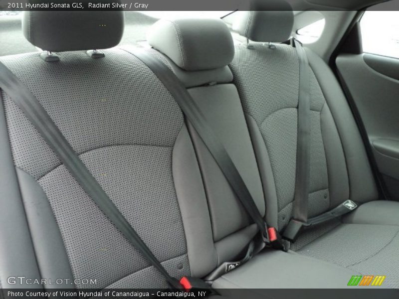 Radiant Silver / Gray 2011 Hyundai Sonata GLS