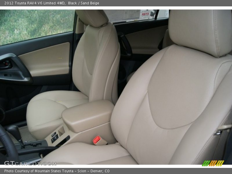 Black / Sand Beige 2012 Toyota RAV4 V6 Limited 4WD