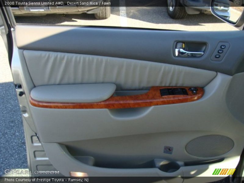Desert Sand Mica / Fawn 2008 Toyota Sienna Limited AWD