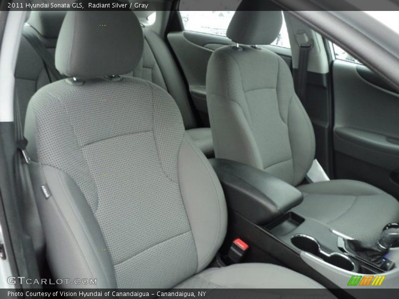 Radiant Silver / Gray 2011 Hyundai Sonata GLS