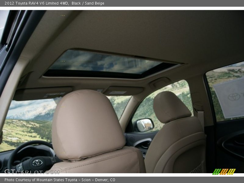 Black / Sand Beige 2012 Toyota RAV4 V6 Limited 4WD