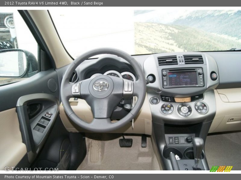Black / Sand Beige 2012 Toyota RAV4 V6 Limited 4WD