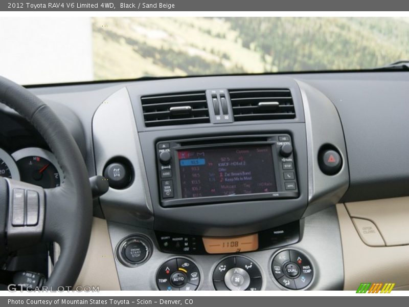 Black / Sand Beige 2012 Toyota RAV4 V6 Limited 4WD
