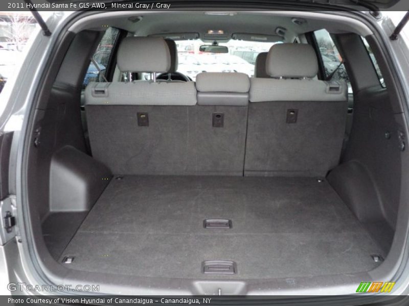 Mineral Gray / Gray 2011 Hyundai Santa Fe GLS AWD