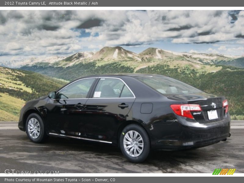 Attitude Black Metallic / Ash 2012 Toyota Camry LE