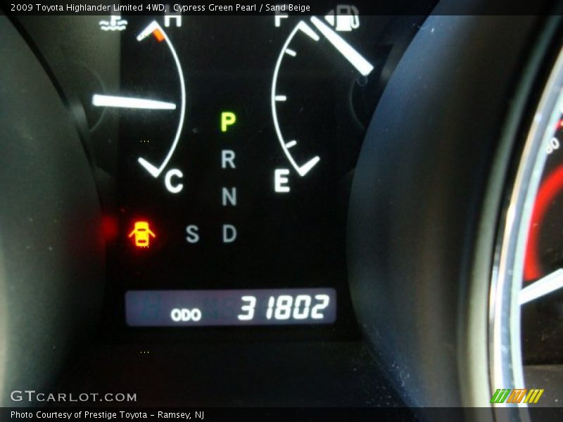 Cypress Green Pearl / Sand Beige 2009 Toyota Highlander Limited 4WD