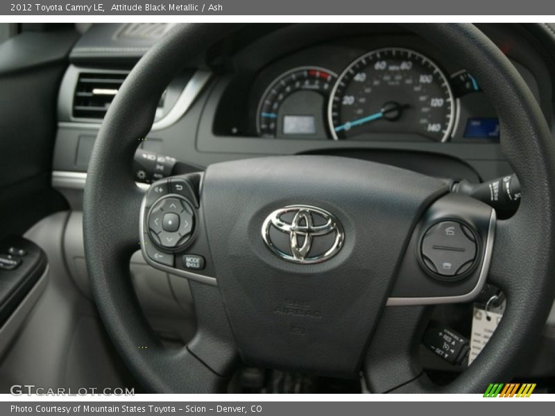 Attitude Black Metallic / Ash 2012 Toyota Camry LE