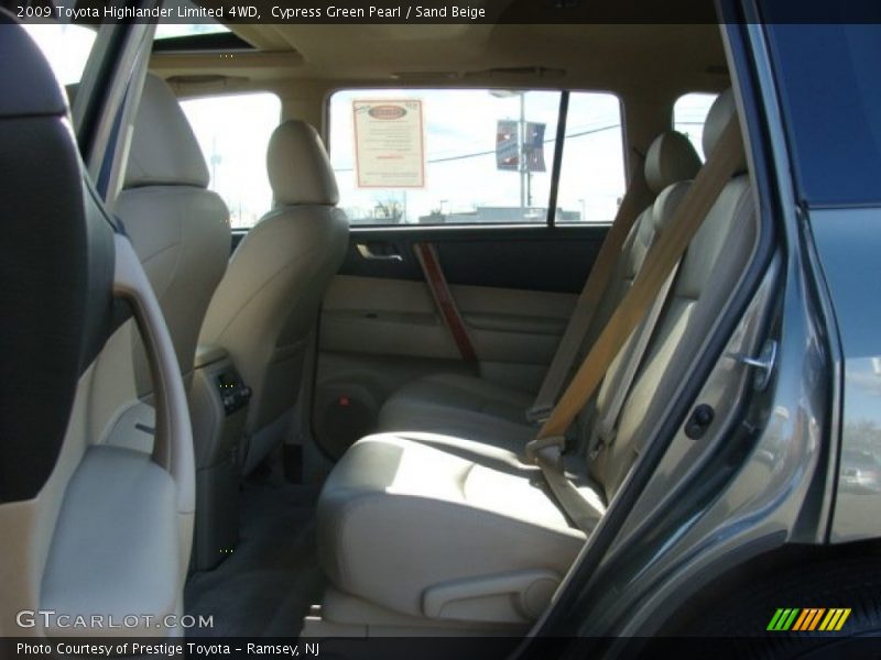 Cypress Green Pearl / Sand Beige 2009 Toyota Highlander Limited 4WD