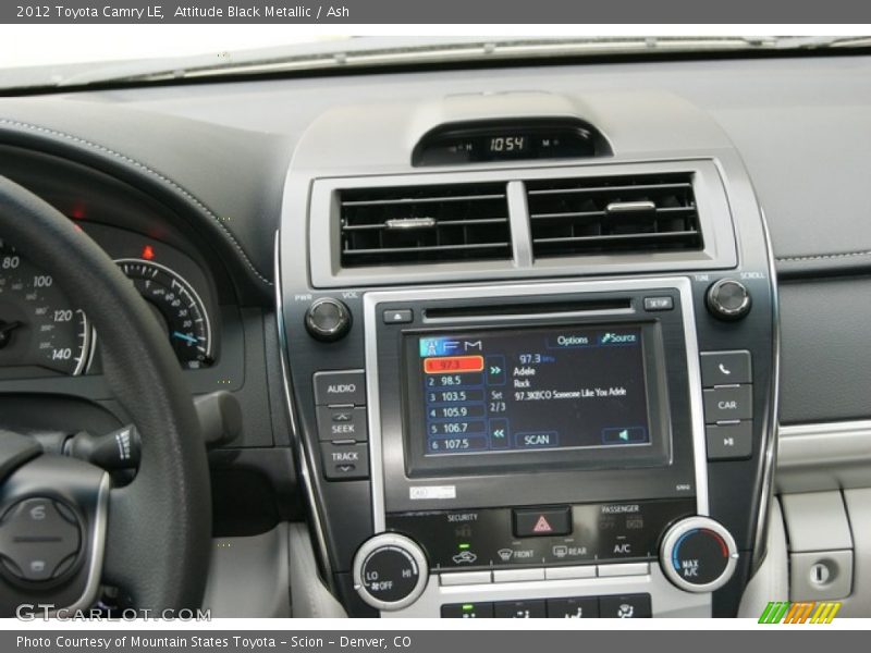 Attitude Black Metallic / Ash 2012 Toyota Camry LE