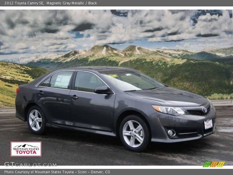 Magnetic Gray Metallic / Black 2012 Toyota Camry SE