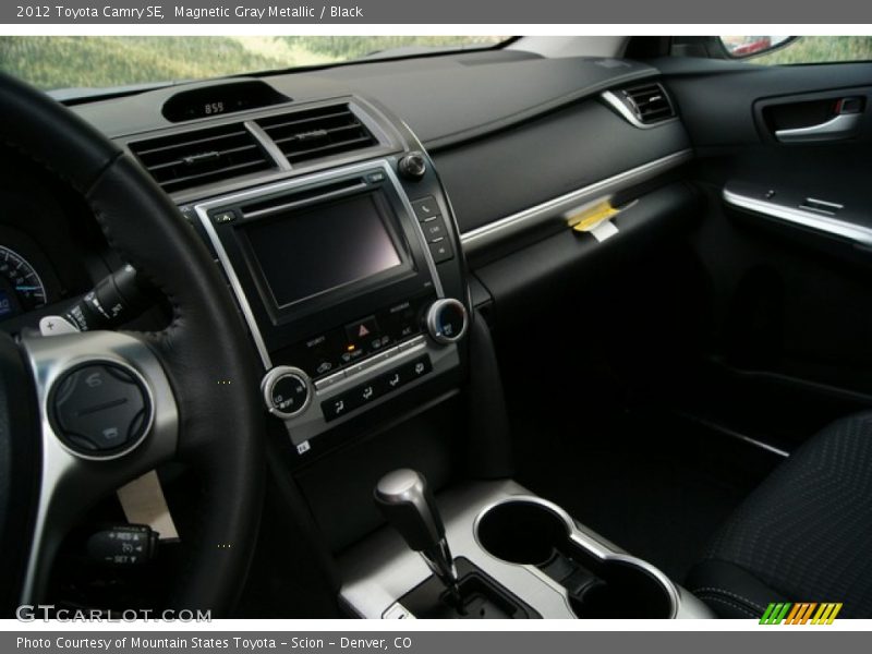 Magnetic Gray Metallic / Black 2012 Toyota Camry SE
