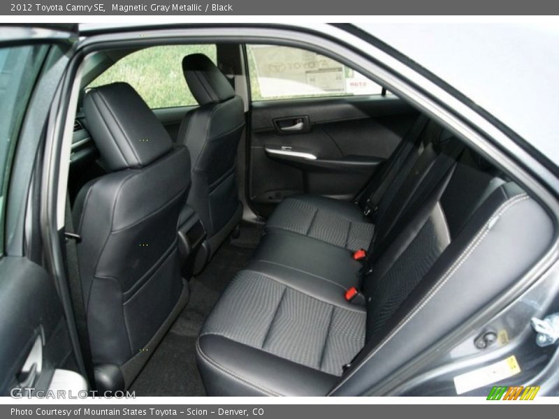 Rear Seat of 2012 Camry SE
