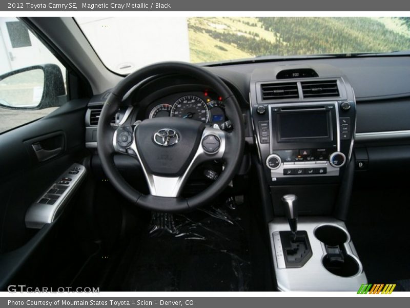 Magnetic Gray Metallic / Black 2012 Toyota Camry SE