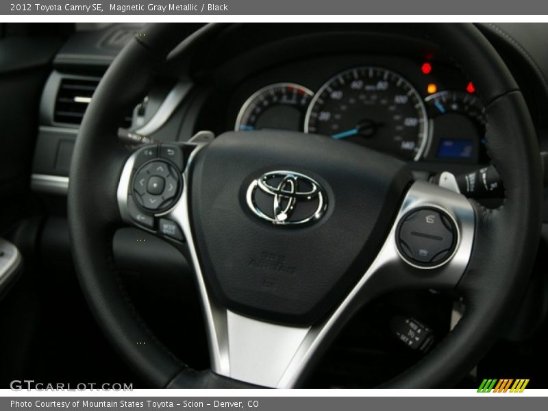 Magnetic Gray Metallic / Black 2012 Toyota Camry SE