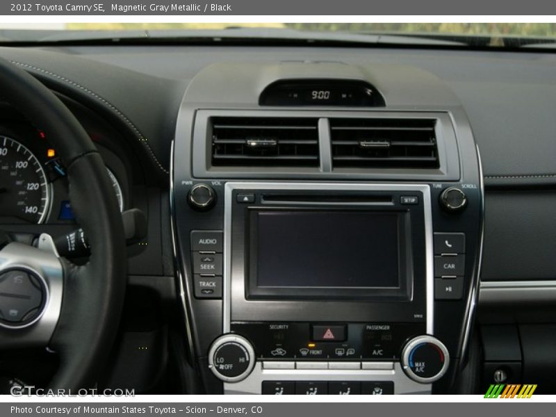 Magnetic Gray Metallic / Black 2012 Toyota Camry SE