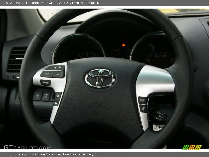 Cypress Green Pearl / Black 2012 Toyota Highlander SE 4WD