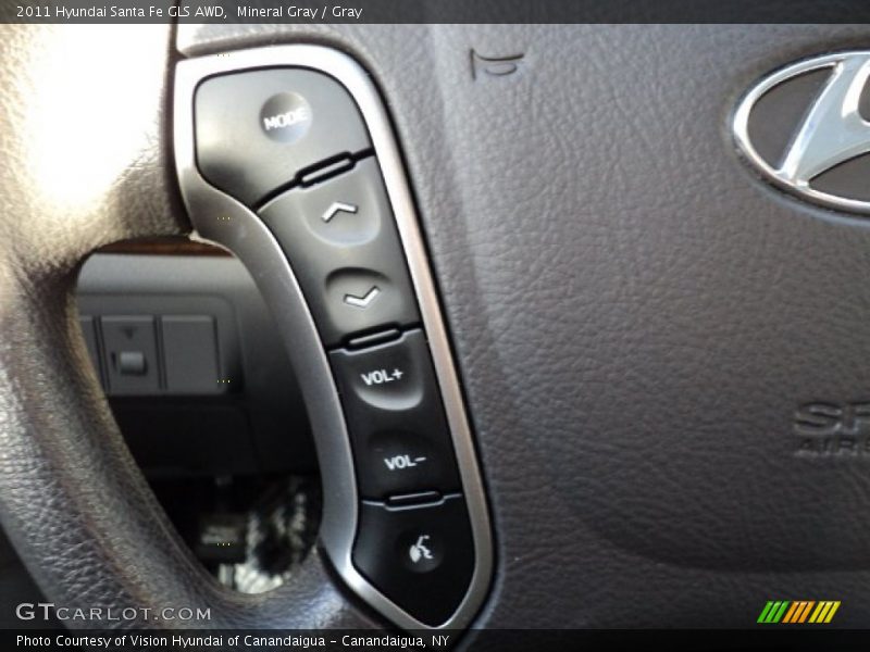 Mineral Gray / Gray 2011 Hyundai Santa Fe GLS AWD