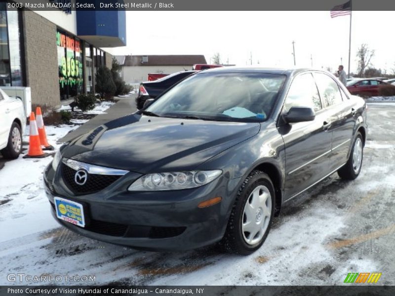 Dark Steel Metallic / Black 2003 Mazda MAZDA6 i Sedan