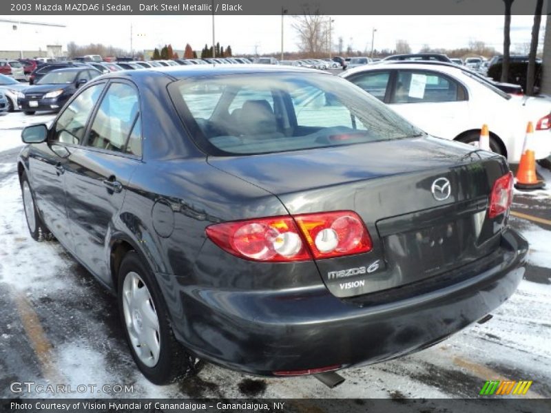 Dark Steel Metallic / Black 2003 Mazda MAZDA6 i Sedan