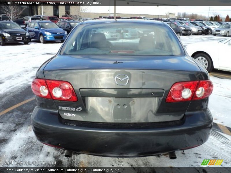 Dark Steel Metallic / Black 2003 Mazda MAZDA6 i Sedan