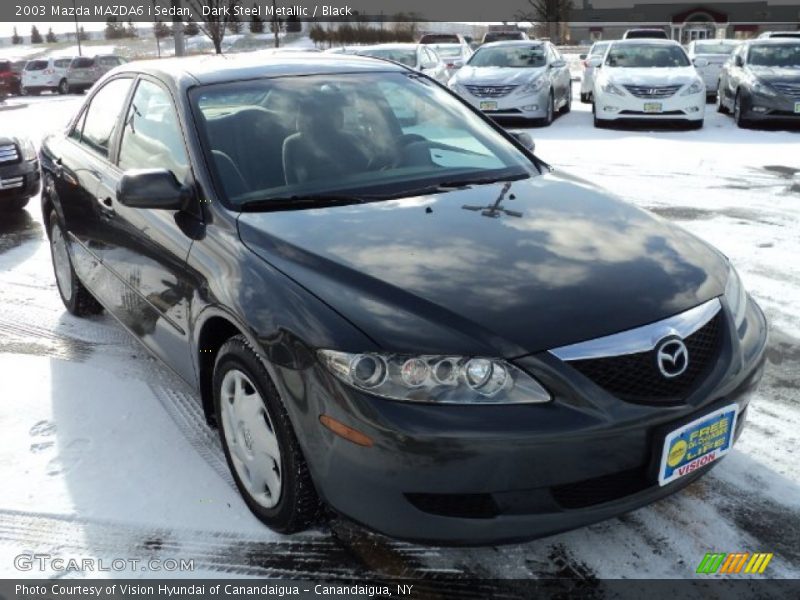 Dark Steel Metallic / Black 2003 Mazda MAZDA6 i Sedan