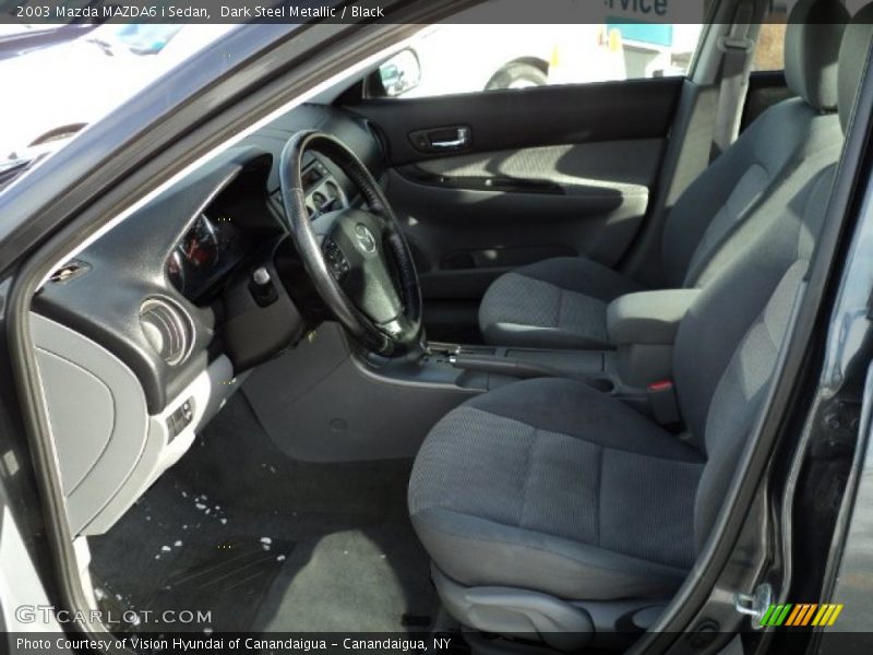 Dark Steel Metallic / Black 2003 Mazda MAZDA6 i Sedan