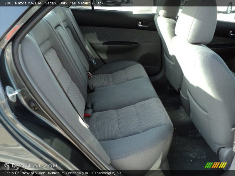 Dark Steel Metallic / Black 2003 Mazda MAZDA6 i Sedan