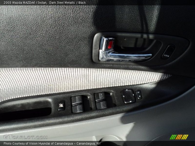 Dark Steel Metallic / Black 2003 Mazda MAZDA6 i Sedan
