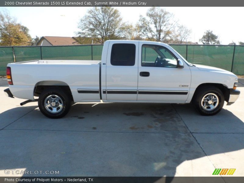 Summit White / Medium Gray 2000 Chevrolet Silverado 1500 LS Extended Cab