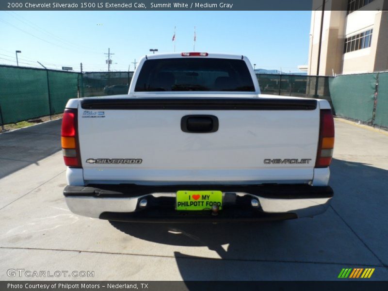 Summit White / Medium Gray 2000 Chevrolet Silverado 1500 LS Extended Cab