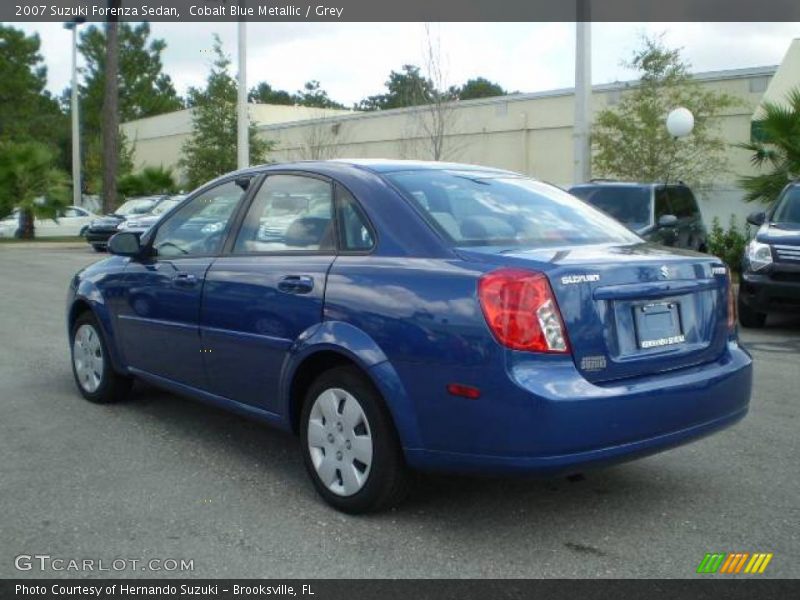 Cobalt Blue Metallic / Grey 2007 Suzuki Forenza Sedan