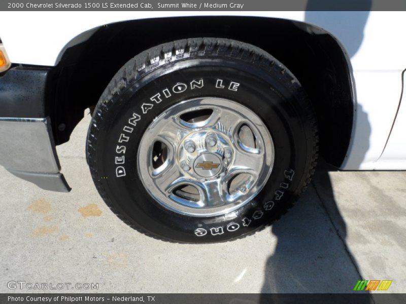 Summit White / Medium Gray 2000 Chevrolet Silverado 1500 LS Extended Cab